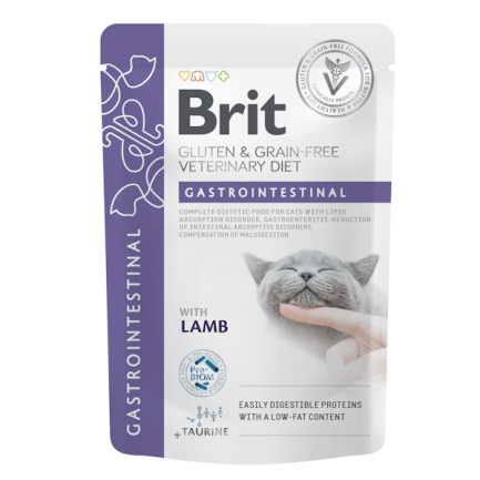 Brit Veterinary Gastrointestinal Grain-Free Salmon Jelly Pouch 85g