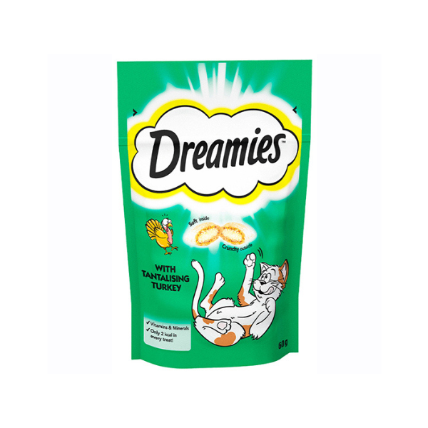 Dreamies Treat with tantalising turkey