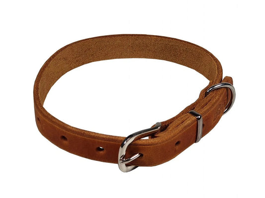 Leather Brown Collar M