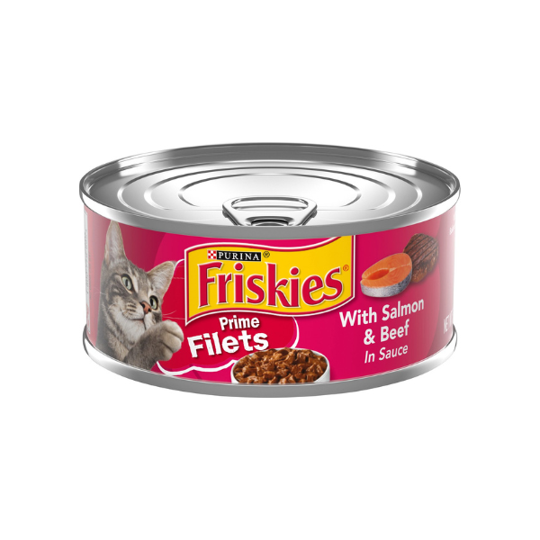 Friskies Prime Filets With Salmon & Beef In Sauce