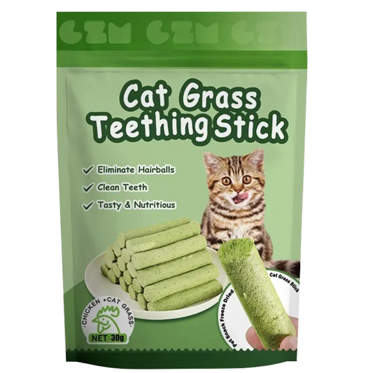 Cat Grass Teething Stick Chicken 30g