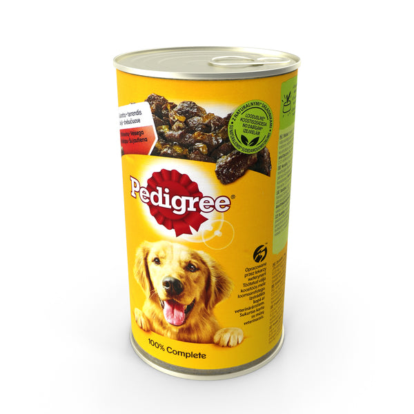 Pedigree Dog Tin With Lamb Chunks in Jelly 385g