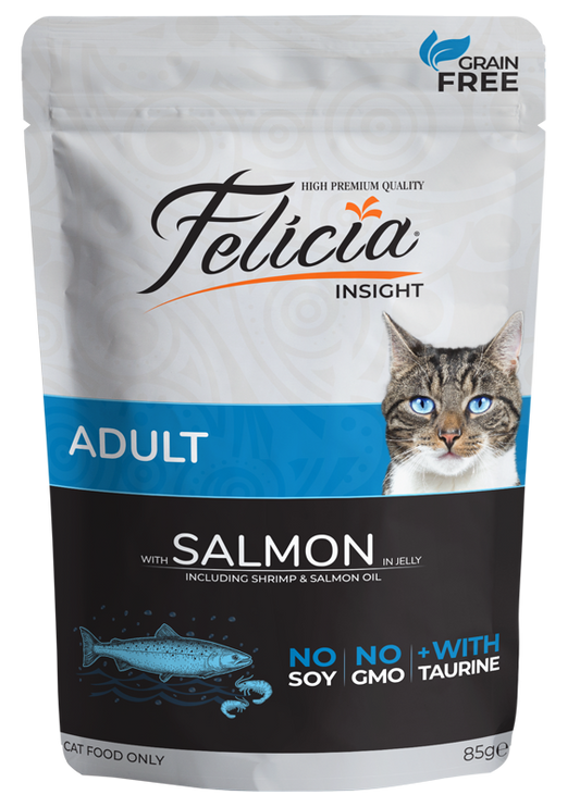 Felicia Adult Salmon in Jelly