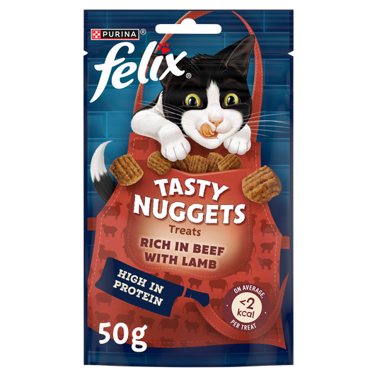 Felix Tasty Nuggets Rich In Beef And Lamb