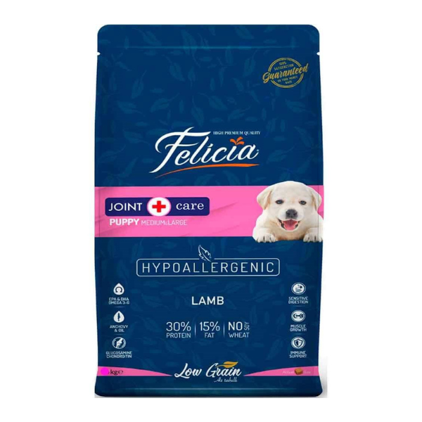 Felicia Joint Care Puppy Lamb Medium & Large 15kg