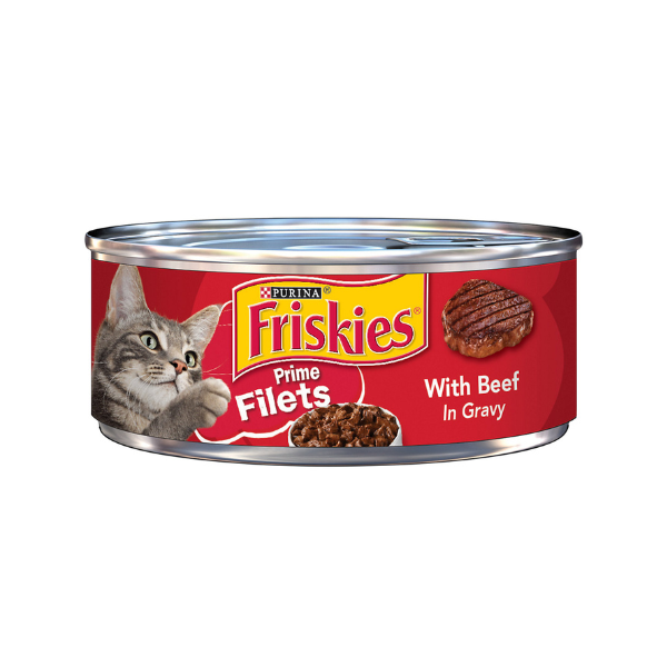 Friskies Prime Fillets With Beef in Gravy