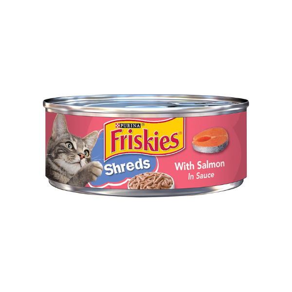 Friskies Shreds With Salmon In Sauce