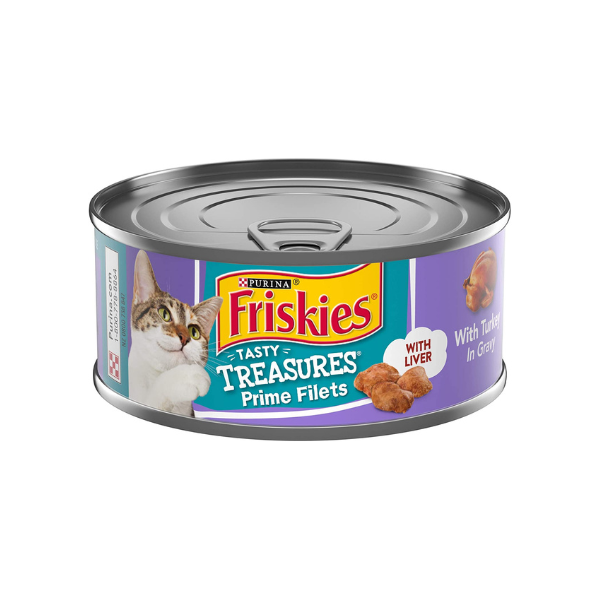 Friskies Tasty Treasures Prime FIlets With Turkey In Gravy