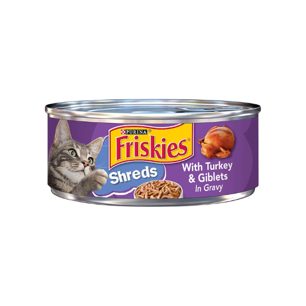 Friskies Shreds With Turkey & Giblets In Gravy