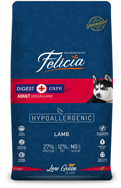 Felicia Digest Care Adult Lamb Medium & Large