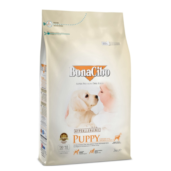 Bonacibo Puppy Chicken & Rice With Anchovy
