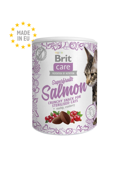 Brit Care Cat Snack Superfruits Salmon
