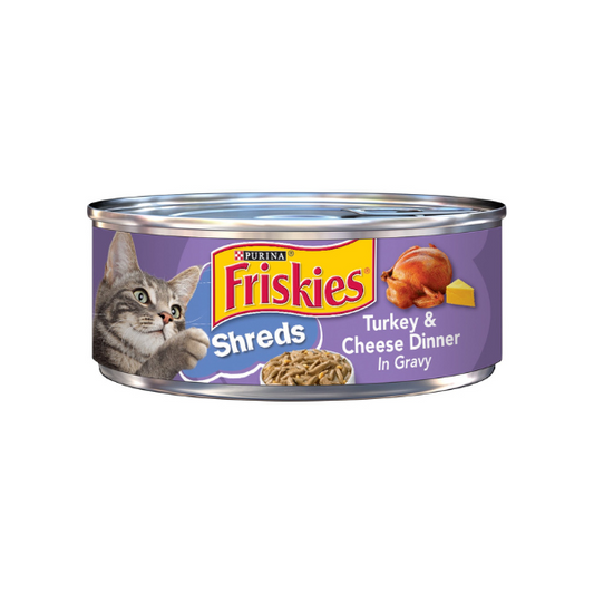 Friskies Shreds Turkey & Cheese Dinner In Gravy