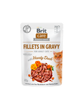 Brit Care Cat Pouch HEARTY DUCK in Gravy