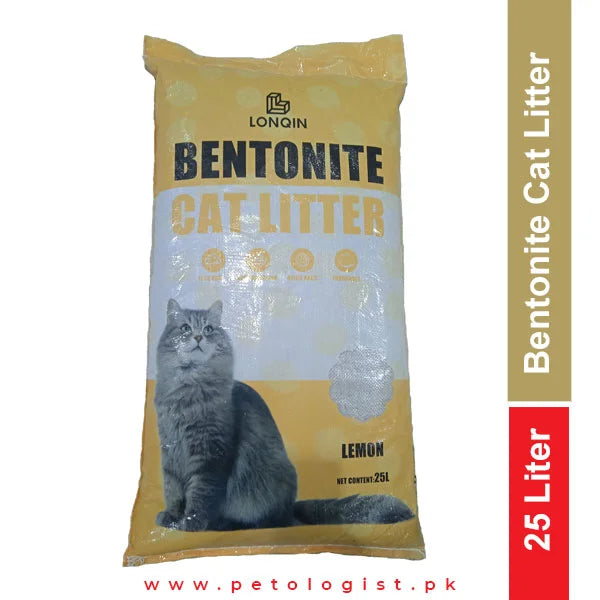 Bentonite Cat Litter Lemon 25ltr