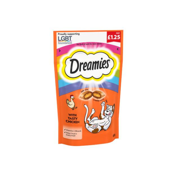 Dreamies Treat With Tasty Chicken 60g