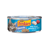 Friskies Shreds With Ocean Whitefish & Tuna In Sauce