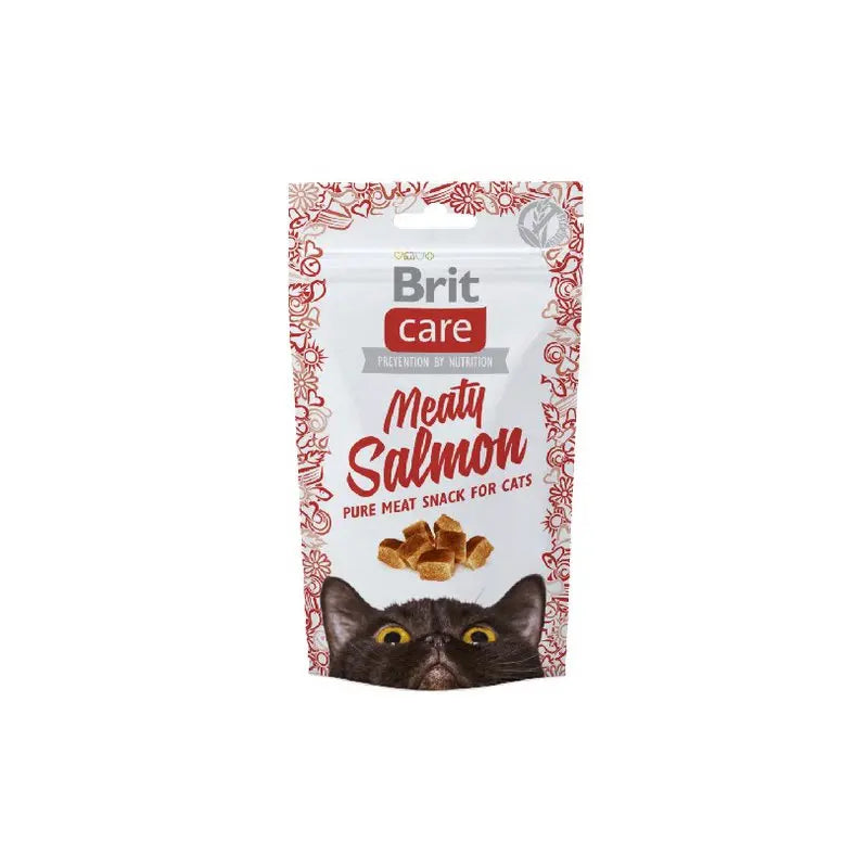Brit Care Meaty Salmon Snacks For Cats 50g