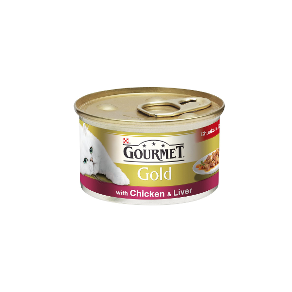 Gourmet Gold Chunks in Gravy With Chicken & Liver