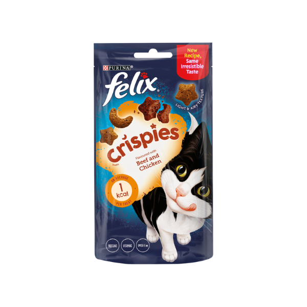 Felix Crispies Beef & Chicken 60g