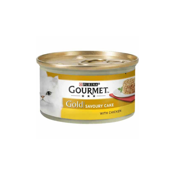 Gourmet Gold Savoury Cake With Chicken 85g