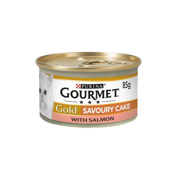 Gourmet Gold Savoury Cake With Salmon