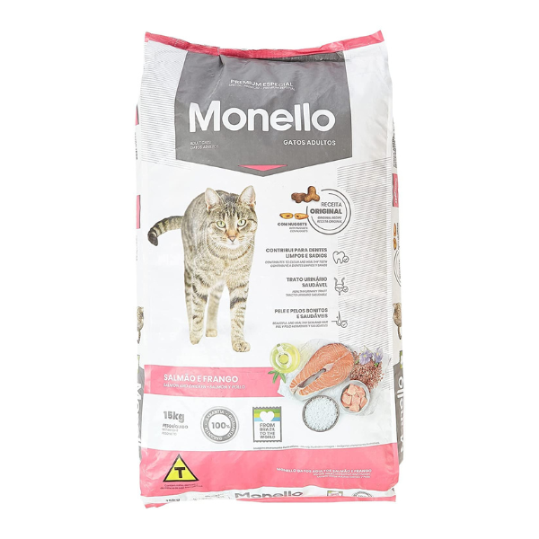 Monello Special Premium Adult Cats With Salmon And Chicken 1kg