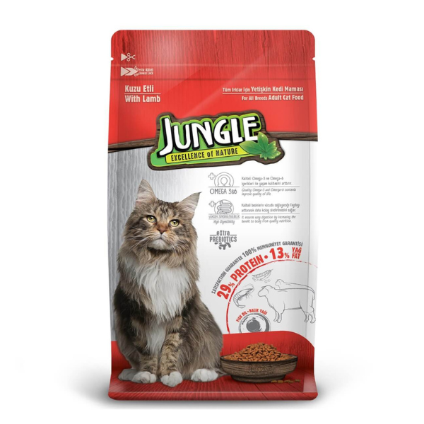 Jungle Adult Cat Food With Lamb 1.5kg