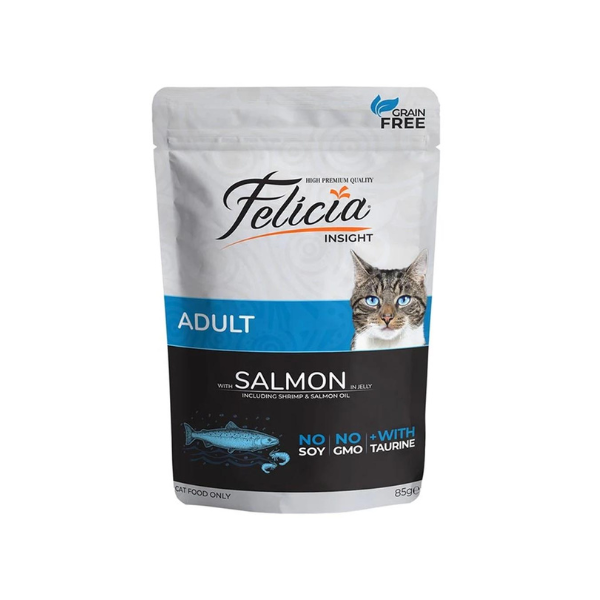 Felicia Adult Salmon Jelly Pouch