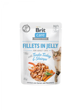 Brit Care Cat Pouch Tender Turkey & Shrimps in Jelly
