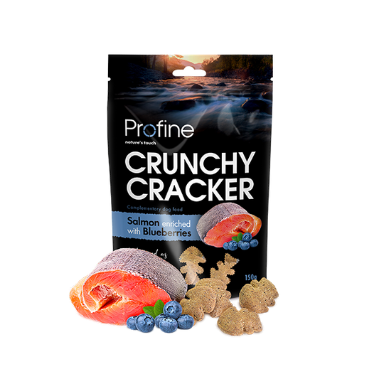 Profine Crunchy Cracker Salmon enriched with Blueberries