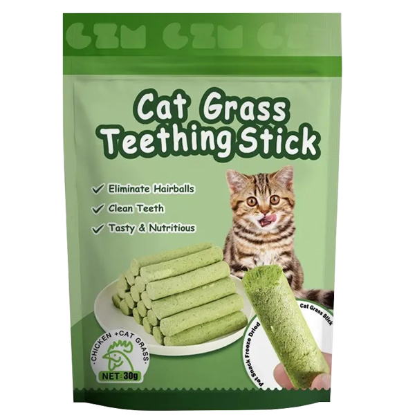 Cat Grass Teething Stick Chicken 30g