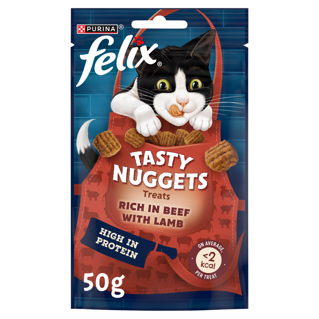 Felix Tasty Nuggets Rich In Beef And Lamb