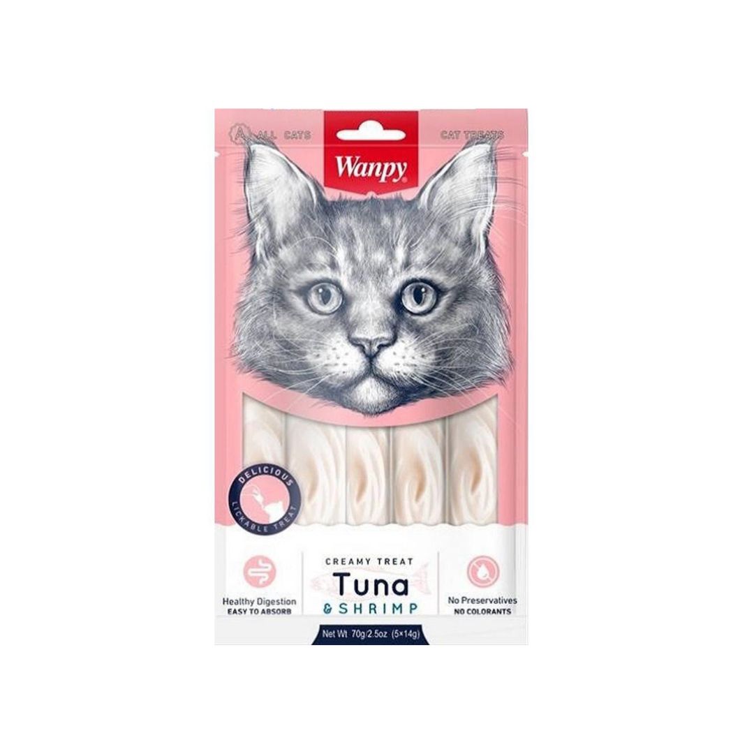 Wanpy Creamy Treat Tuna & Shirmp 70g