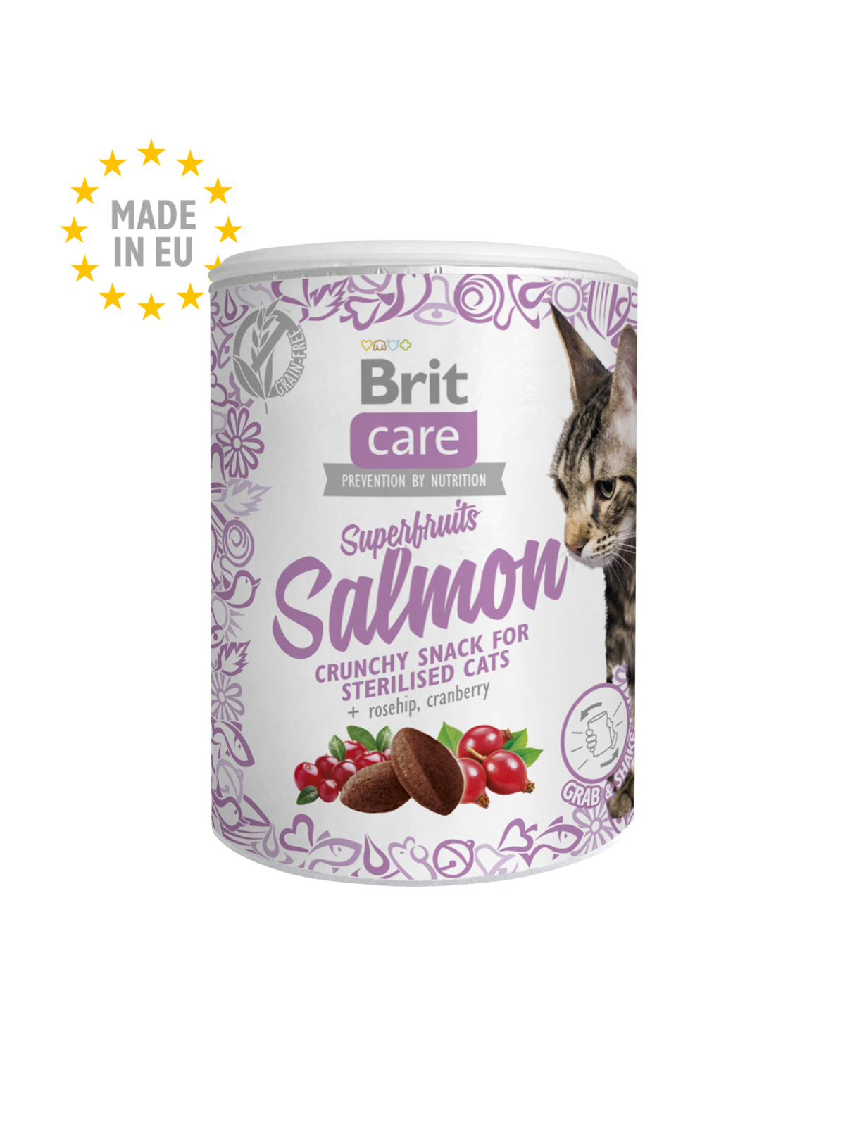 Brit Care Cat Snack Superfruits Salmon