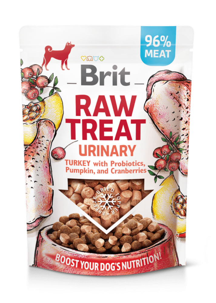Brit Raw Treat Urinary. Freeze-dried treat and topper. Turkey