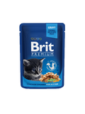 Brit Premium Cat Pouches Chicken Chunks for Kitten