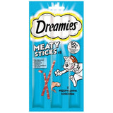 Dreamies Meaty Salmon Sticks Treats For Adult Cat