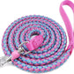 Blue and Pink Rope Leash