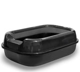 Cat Litter Tray  With Side Stain L